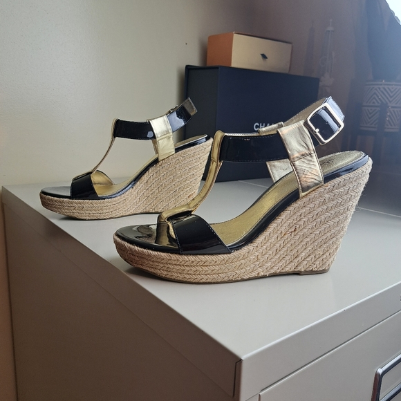 Isola espadrilles wedges 8.5 - Picture 8 of 9
